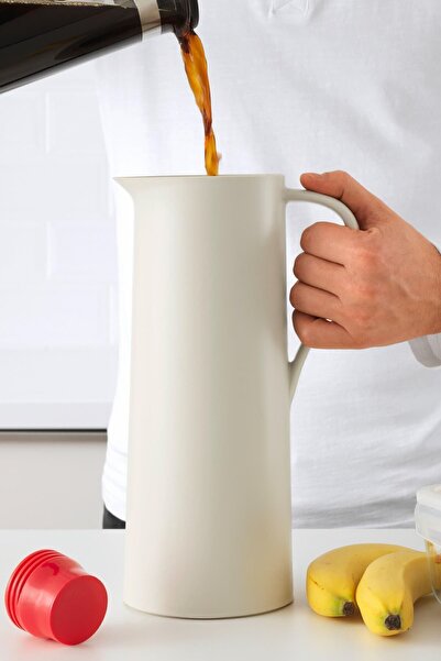 IKEA Behövd Termos Bej-kırmızı 1 Lt