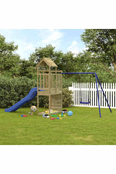 Concept Set de joacă pentru exterior, lemn de pin impregnat