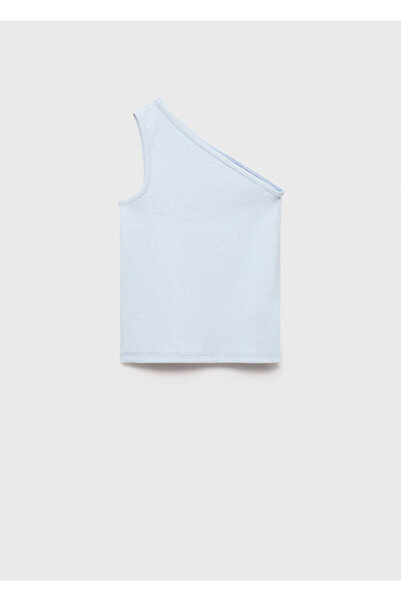 MANGO Kids Asimetrična rebrasta bluza