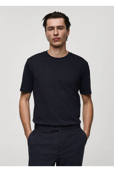 MANGO Man Medium weight regular fit tişört