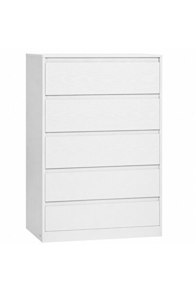 VASAGLE Comodă cu 5 sertare, design modern minimalist, PAL și MDF, 60x40x97 c...