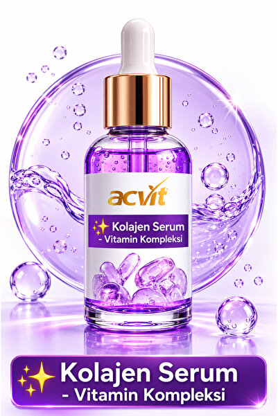 Acvit سيروم كولاجين - مركب فيتامين - 30 مل. تنشيط وشد المسام وترطيبها