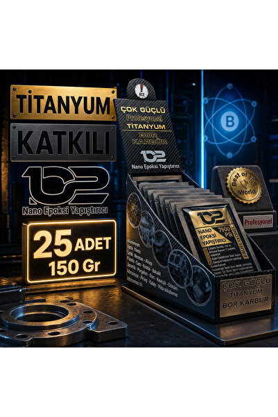 DOLUBRAND 102 Nano Epoksi (1 TON KALDIRMA) Yüksek Isıya Dayanıklı (180 °C) Bo...