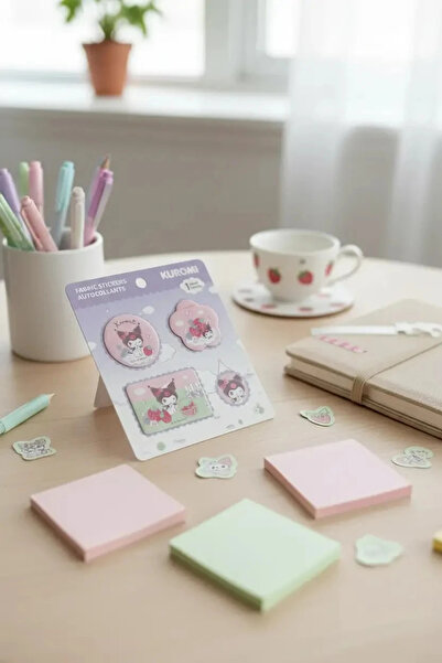 Miniso Sanrio Lisanslı Çilek Koleksiyonu Yapışkanlı Kumaş Sticker
