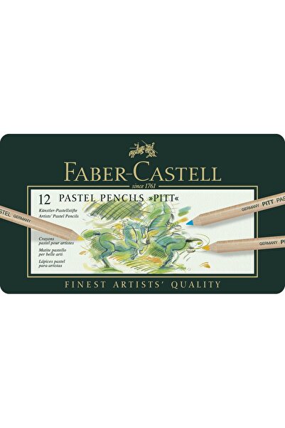 Faber Castell Creioane pastel PITT 12 culori FABER-CASTELL