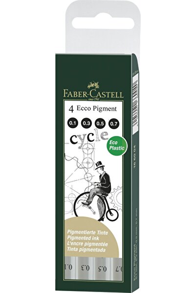 Faber Castell Set de pigmenți liner 4 bucăți FABER-CASTELL