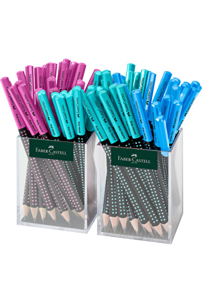 Faber Castell Creion de grafit bicolor cu prindere jumbo 2*36, cu corp din pl...