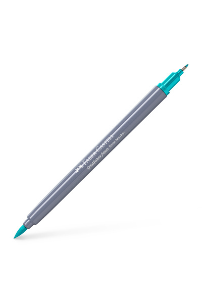 Faber Castell GOLDFABER MARKER CU DOUĂ VÂRFURI VERDE COBALT DESCHIS 356 FABER...