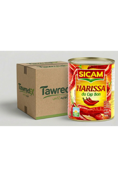 SICAM TAWREDEX معجون الفلفل الحار (هريسة سيكام)حبة