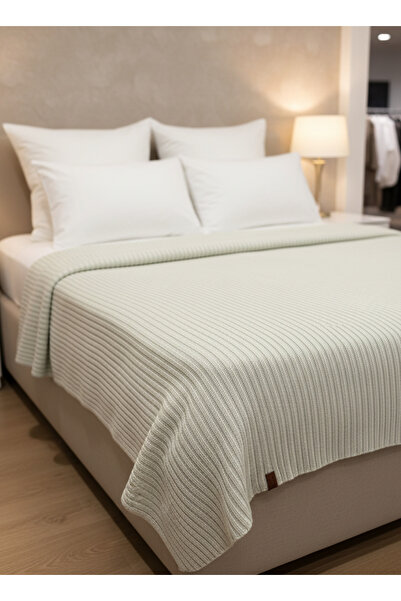 TaraAura %100 Pamuk Örgü Koltuk & Yatak Örtüsü | Çok Amaçlı Premium Throw