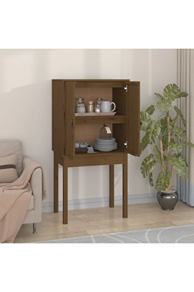 Concept Dulap înalt, maro miere, 60x40x120 cm, lemn masiv de pin