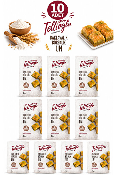 tellioğlu Baklavalık Böreklik Un 10x1 Kg