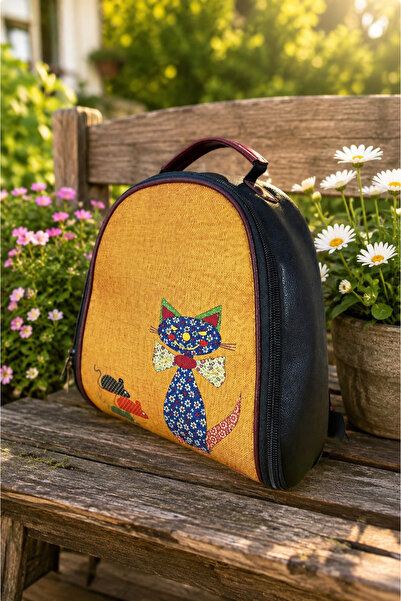 Bohemian Vegan Black Backpack