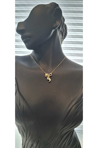 Mf Bow Necklace