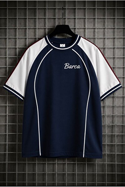 KUN SPORTSWEAR Βίντατζ ρετρό μπλουζάκι με σχέδιο νοσταλγίας oversized