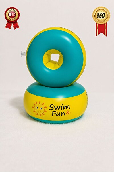 swim & fun Çocuk Yüzme Kolluğu Extra Güvenlikli / Bebek Yüzme Kolluk / Tamir ...