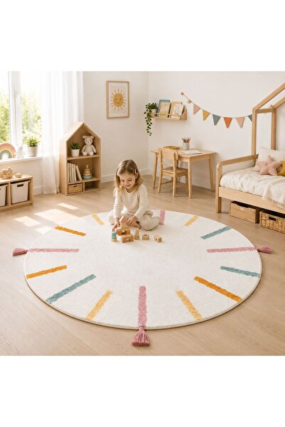 Genel Markalar EKOHALI Cotton Boon CBN 03 Multy XW Q Yıkanabilir, Kaymaz Taba...