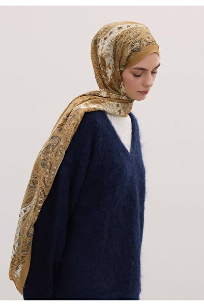 Freshscarfs Elora Desen Şal Camel