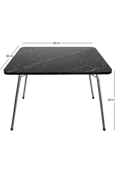 Bofigo Çelik Yaylı 60x80 Cm Katlanır Masa Kamp, Piknik Bahçe , Balkon, Kamp Masası