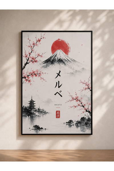 ViraTasarım Kişiye Özel İsimli Japon Poster