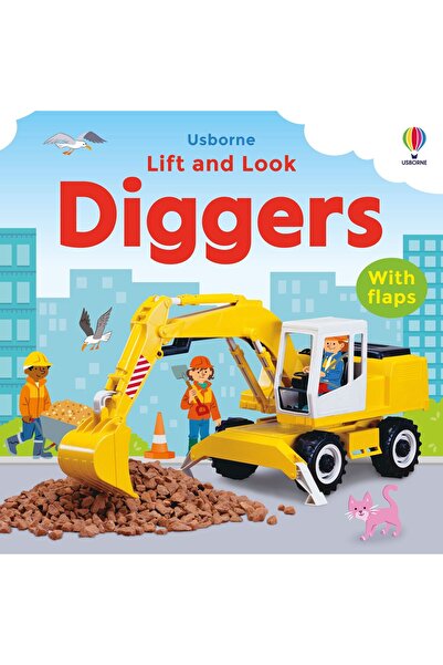 Usborne Children's book, Usborne, Lift and Look Diggers, 12+ months