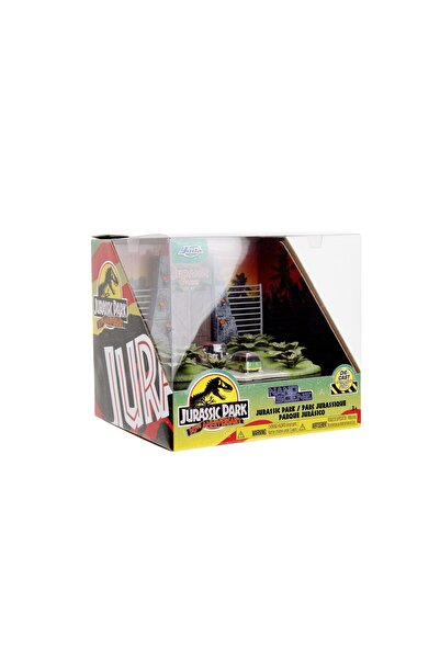 Simba JADA JURASSIC PARK SCENA NANO CU 2 VEHICULE METALICE