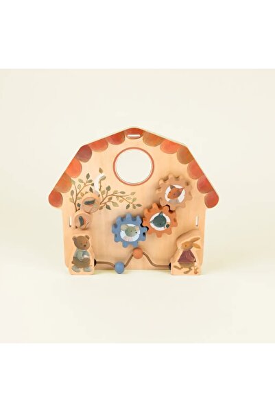 Egmont Toys Casuta din lemn cu activitati,