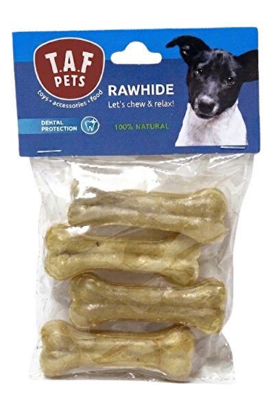 TAF PETS Recompense caini, oase din piele presata, 7.5 cm, 15-20g(0,087Kg), p...