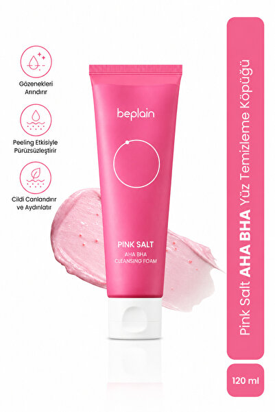beplain Pink Salt AHA BHA Yüz Temizleme Köpüğü 120ml
