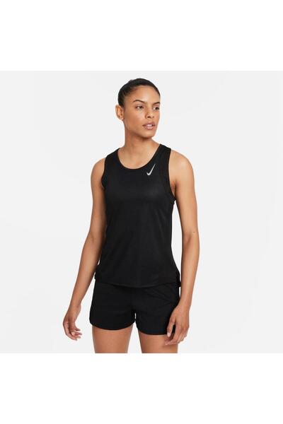 Nike Дамска тениска за бягане Dri-Fit Race SS 2024 - Черен - L