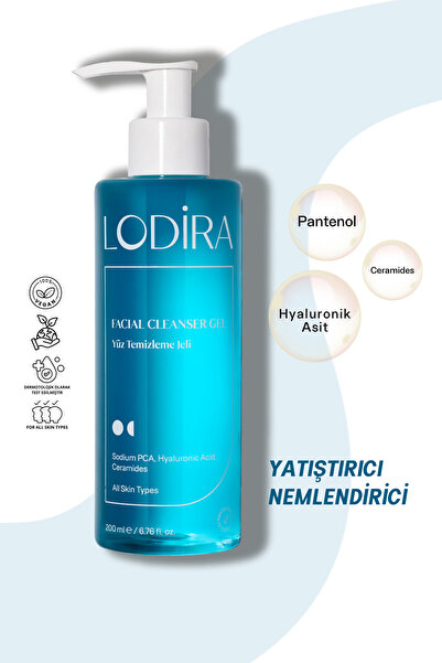 Lodira Cosmetic جل غسول الوجه لموازنة الدهون وتفتيح البشرة مناسب لجميع أنواع ...