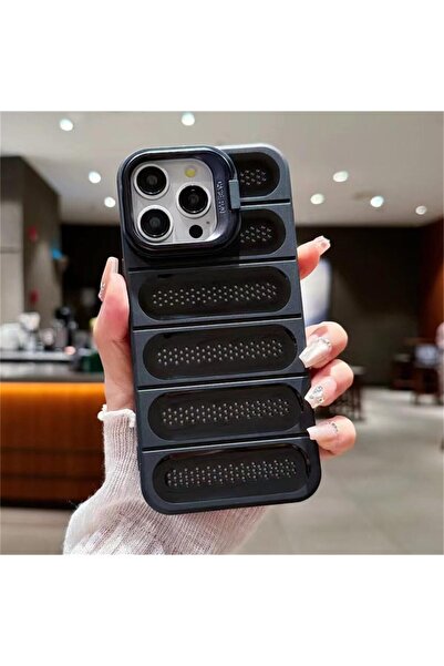 OSG İphone 16 Pro Max Uyumlu Stand Özellikli Delikli Tasarım Isınma ve Darbe ...
