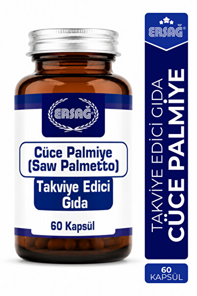 Ersağ Cüce Palmiye (Saw Palmetto) Takviye Edici Gıda 60 Kapsül