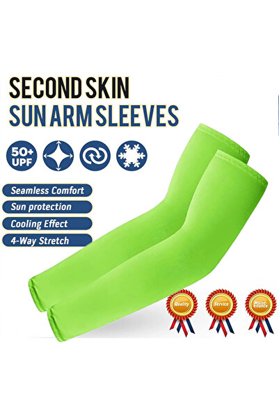 Choice18 1Pair-M 2Pcs Unisex Cooling Arm Sleeves Cover Sports Running UV Sun ...