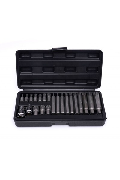 Kraft&dele Spline bit set, Kraft&Dele, M4 - M18, 22 pcs, KD10539