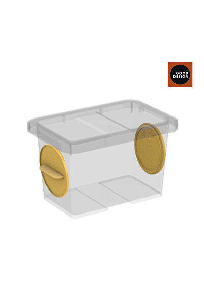 AETA P Box 5 x Cutie depozitare P Box 6 litri AETA cu capac si acces galben