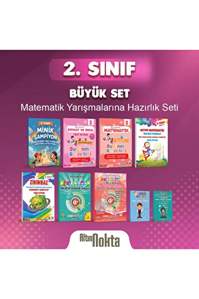 Altın Nokta Yayınları 2. SINIF BİLSEM - KANGURU - OLİMPİYAT BÜYÜK SET