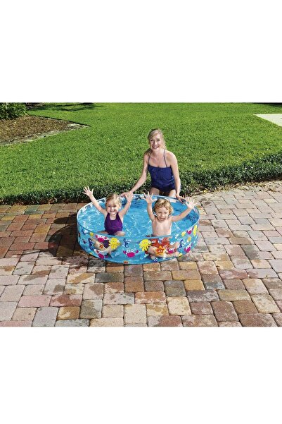 Arabest Swimming Pools Family Pools Children's Pools 1.22m x 0.25m Blue