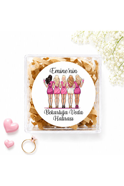 repro design Kişiye Özel Bekarlığa Veda Hatırası Baskılı Yapışkanlı Etiket 4 ...