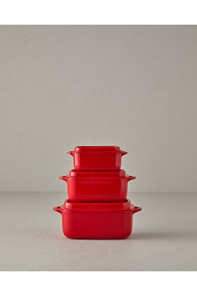 English Home Best Food Plastik Lunch Box Kırmızı