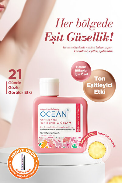 Ocean Dış Genital Bölge Beyazlatıcı FLASH EFFECT Krem ( Yüz, Koltuk Altı, Bik...