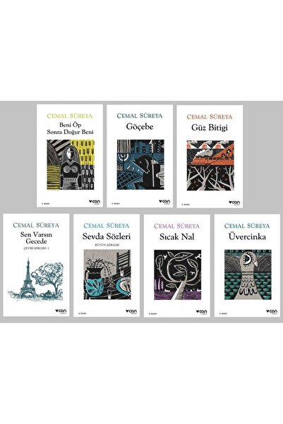CAN Cemal Süreya Seti 7 Kitap