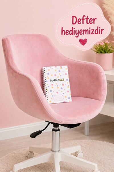 MARKAELZ Monoko Beyaz Ayaklı Çalışma Sandalyesi