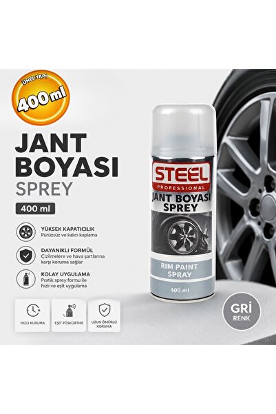 STEEL Jant Boyası Sprey 400 ml