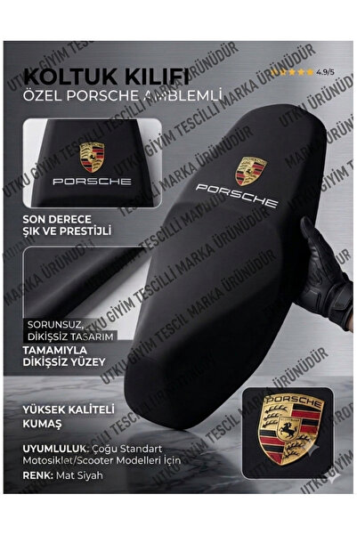 Utku Giyim 50CC-100CC-125CC UNİVERSAL SCOOTER UYUMLU LOGOLU MOTOSİKLET KOLTUK...