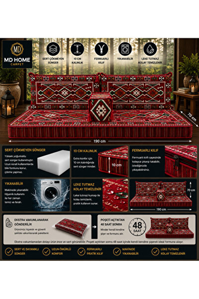 md home carpet Anadolu Şark Köşesi Takımı (70x190) AHŞAPSIZ!, Ev Mobilya, Şar...