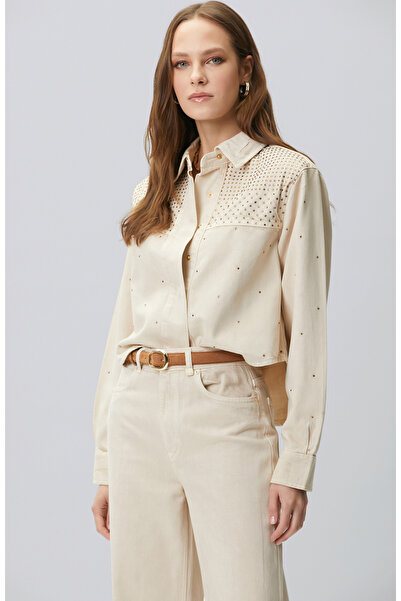 Network Bej Hotfixli Denim Mont