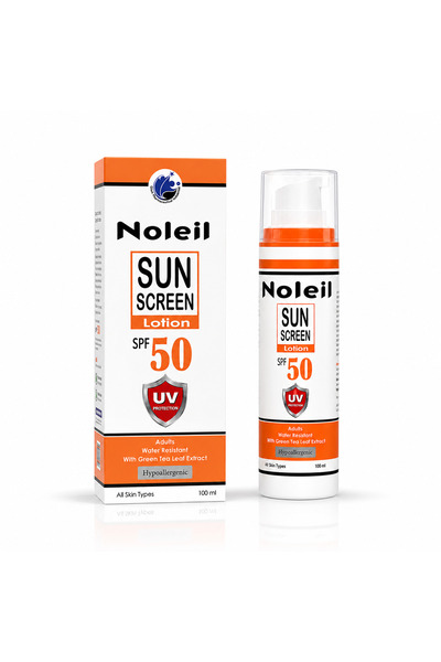 Noleil واقي شمس SPF 50 حماية من أشعة UVA/UVB سريع الامتصاص بدون طبقة بيضاء مق...