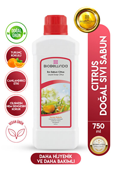 BioBellinda Sıvı Sabun Citrus Turunç Kokulu Yeni Ambalaj