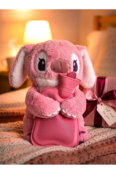 Lilo & Stitch Hot Water Bag Plush - Warms you up, Valentine's Day and Christmas gift